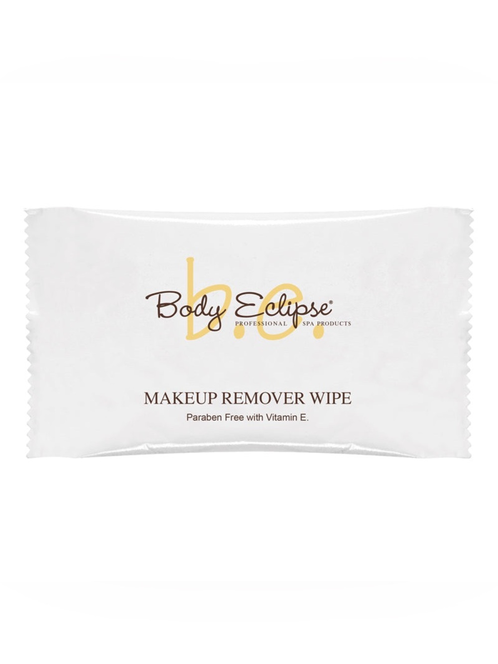 Set of 50, Body Eclipse Spa Makeup Remover Wipes Vitamin E, individually wrapped